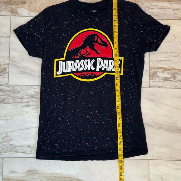 Jurassic Park Logo Speckled Tee - Size Medium - Picture 4 of 6